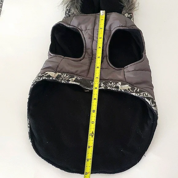 Outdoor dog hooded winter jacket - Picture 6 of 9